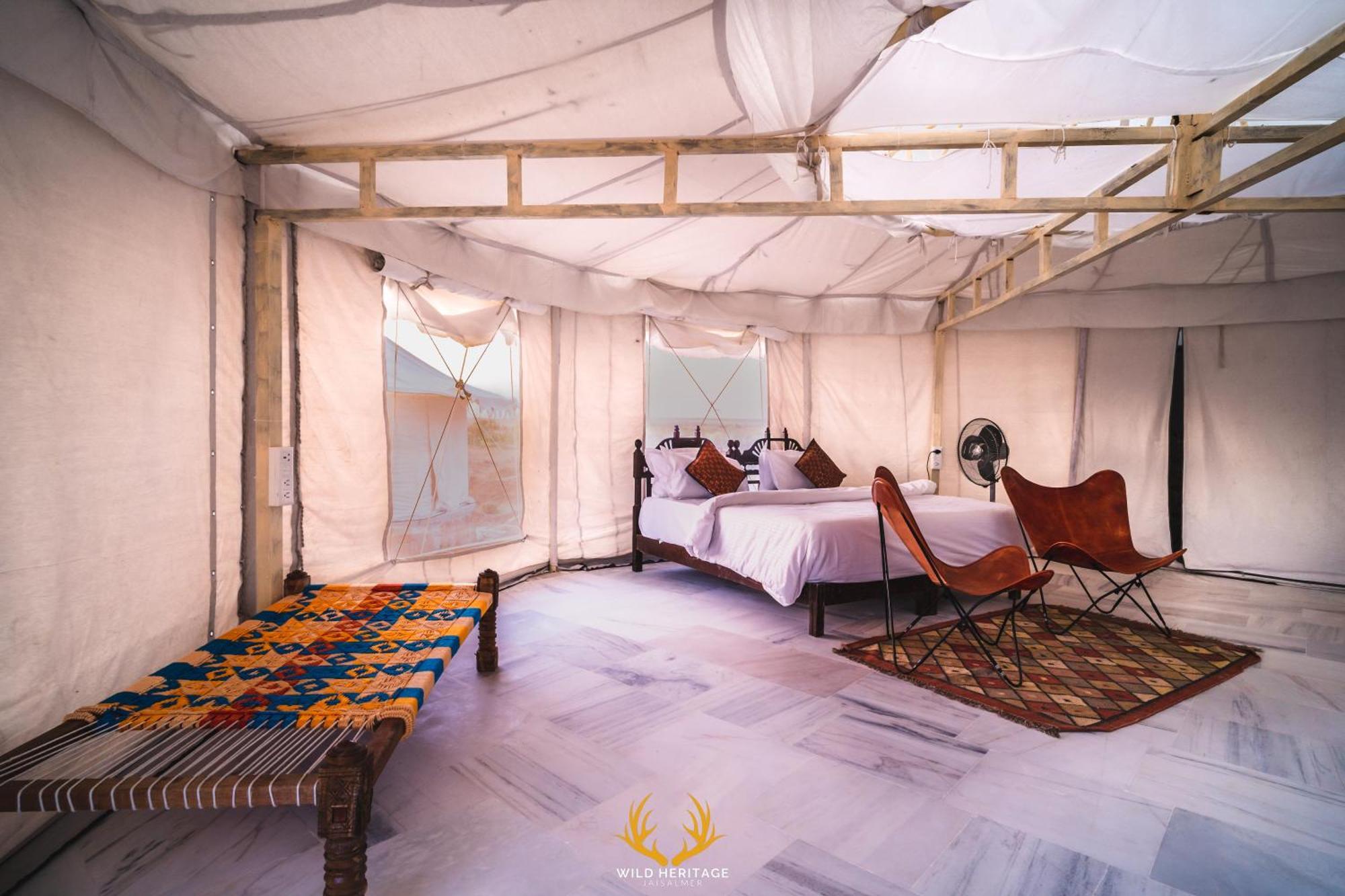 Отель Wild Heritage Desert Camp Джайсалмер Экстерьер фото
